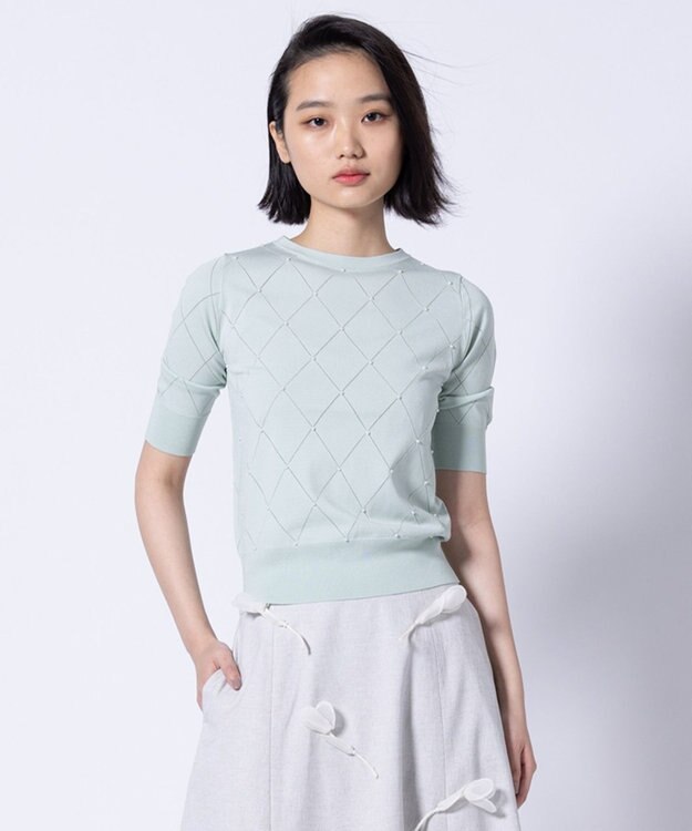TOCCA 【洗える】SPRINGTIME KNIT ニットプルオーバー ミント