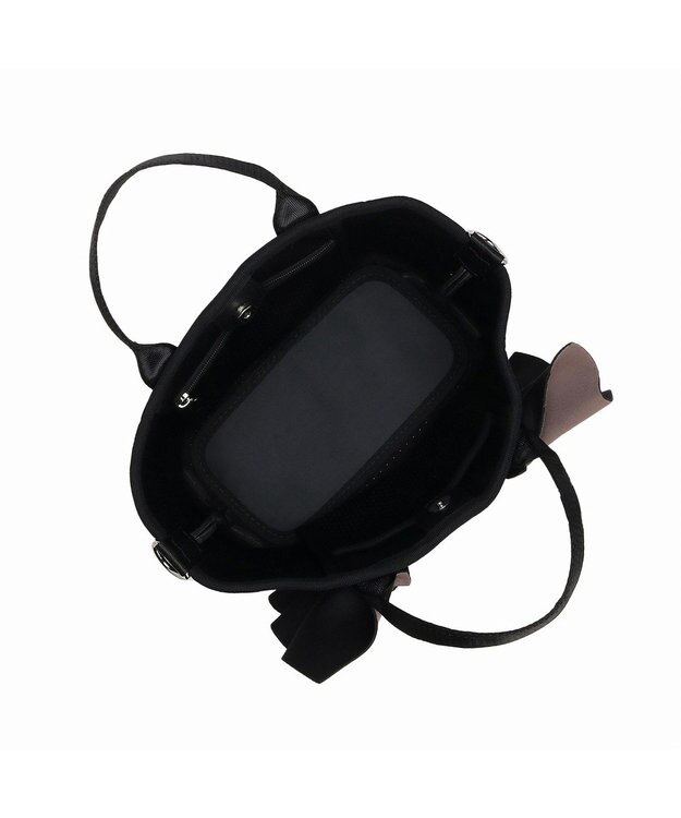 ACE BAGS & LUGGAGE JEWELNA by Jewelna Rose フリルトートバッグ 16205 軽量 2WAY ショルダーバッグ リボン グレージュ