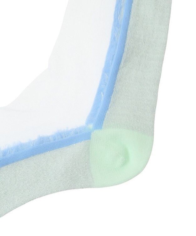 Green Parks ＪＡＭＧＡＲＤＥＮ　シアーラインラメソックス Light Green