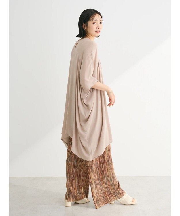 Green Parks Ｉ　レーヨンクレープチュニック Beige