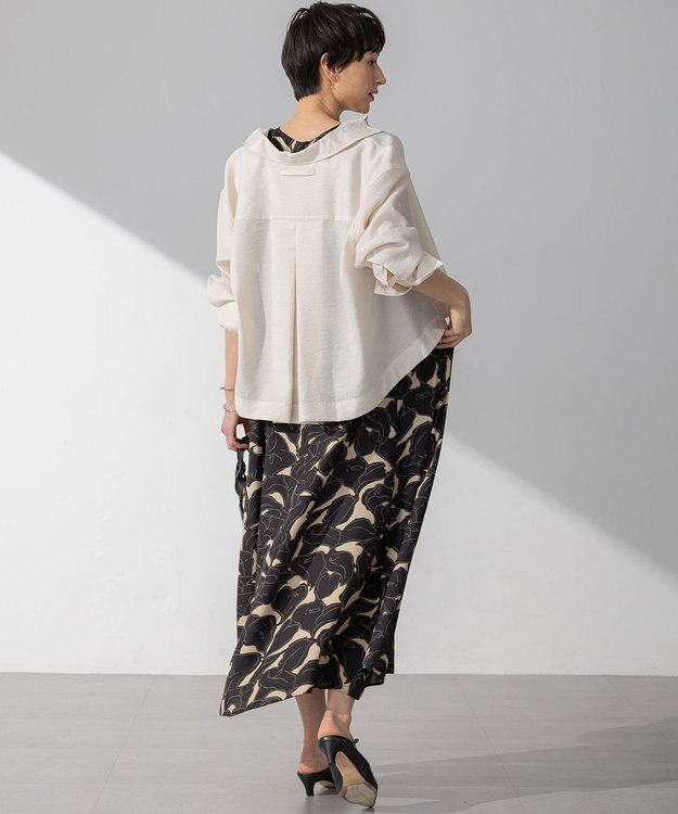 23区 S 【Oggi5月号掲載/接触冷感/速乾性】シアータンブラー シャツ ベージュ系