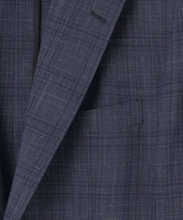 J.PRESS MEN 【WEB・一部店舗限定】ウールリネンチェック ジャケット ネイビー系4