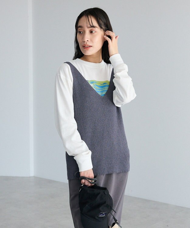CRAFT STANDARD BOUTIQUE 前後2WAY/ミニブークレベスト Gray