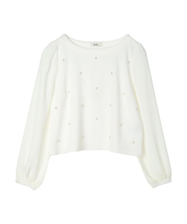 earth music&ecology パールポイントプルオーバー Off White