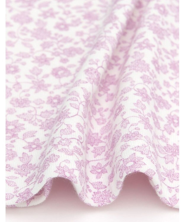 Wing 【パジャマ】 長袖・長ズボン 綿100％（表側・肌側） パイル素材（肌側） EP8093 ウイング／ワコール パープル