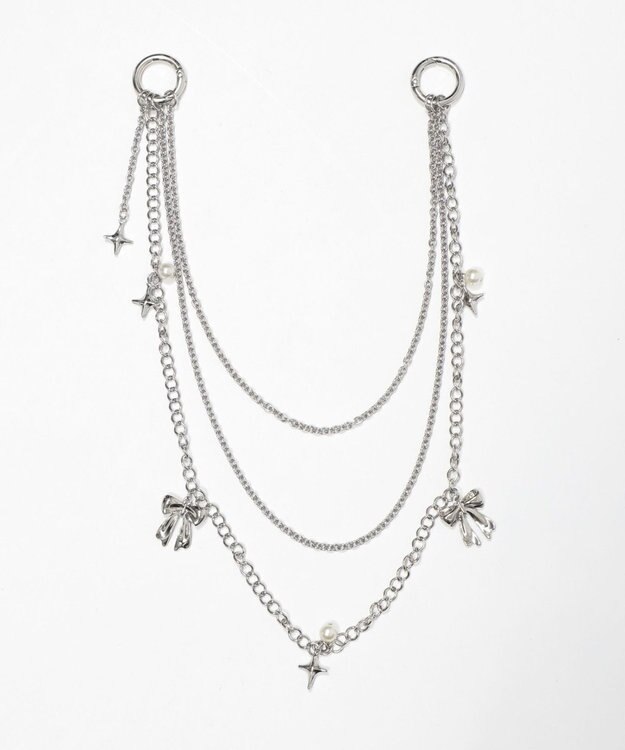 WEGO LパールMIXチャームウォレットチェーン 柄3