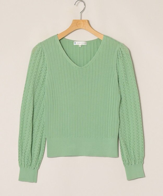 ONWARD Reuse Park 【組曲】ニット春夏 グリーン