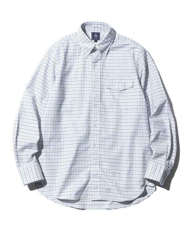 J.PRESS MEN 【定番 / 不変の品格】タッターソール シャツ / ボタンダウン ネイビー系3