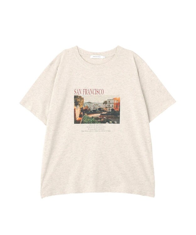 AMERICAN HOLIC SANFRANCISCO ロゴ＆フォトTシャツ Oatmeal