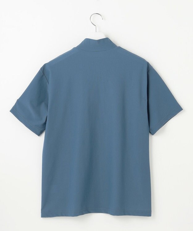 23区GOLF 【MEN】機能に優れた新素材「AIR TOOL」ポケットモックネック サックスブルー系