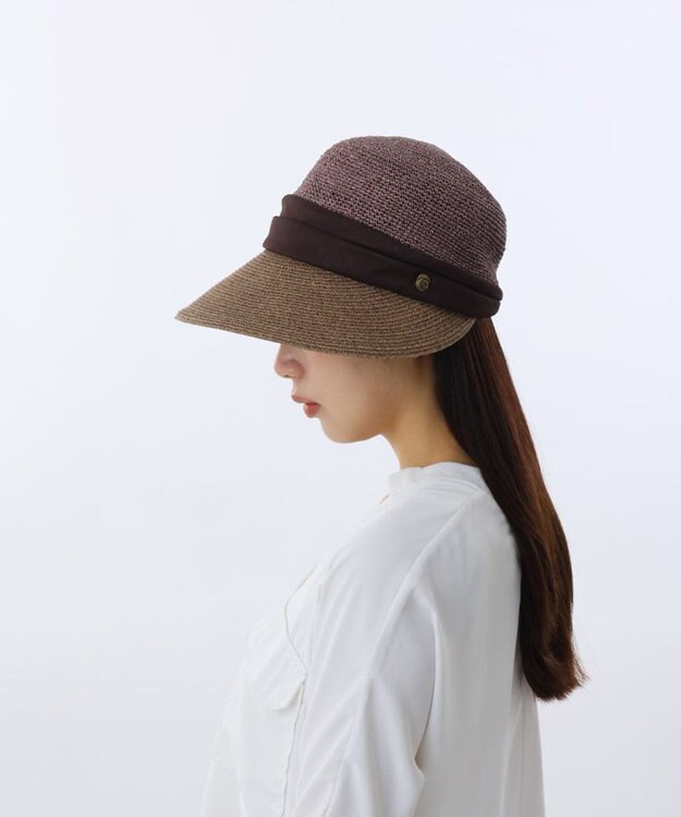 AURORA LANVIN COLLECTION（ランバン コレクション）切替ジョッキー ブラウン