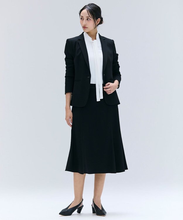 BEIGE， 【洗える・L-size】CINDY / テーラードジャケット Black