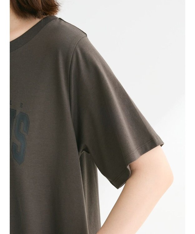 Green Parks ・ＳＵＧＡＲ　ＳＰＯＯＮ【ＣＯＯＬ】ロゴｐｔＴＥＥワンピ Charcoal Gray