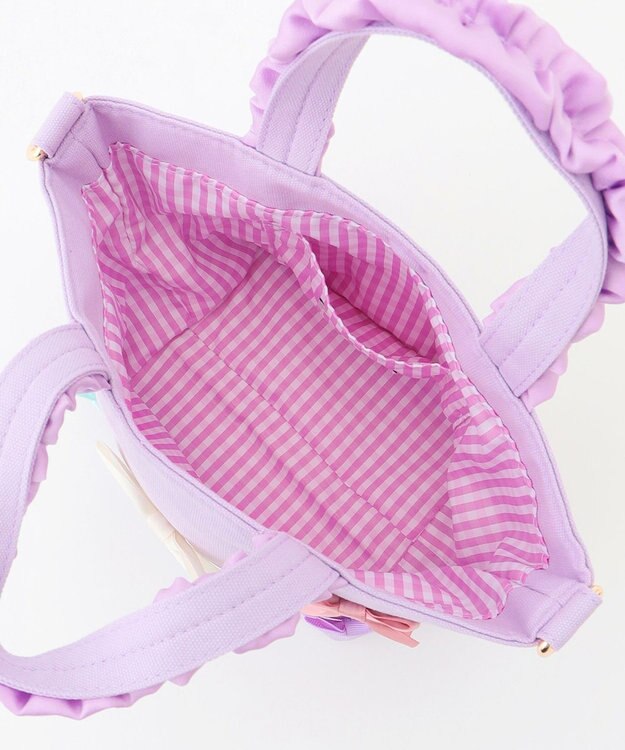 ANY KIDS リボン 2WAYバッグ ラベンダー