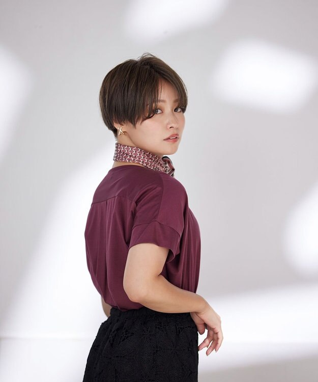 Tiaclasse 【洗える】バイオシルケットカットソープルオーバー ワイン