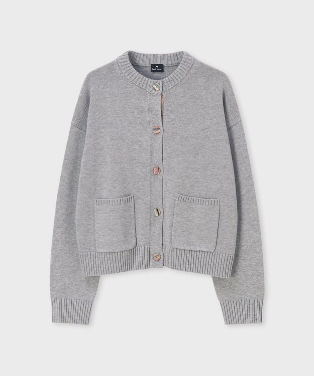 Paul Smith スワール ボタン カーディガン グレー
