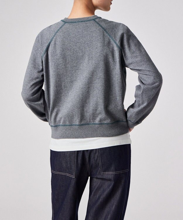 Paul Smith Horseshoe Leopardジップアップ ニット グレイッシュブルー