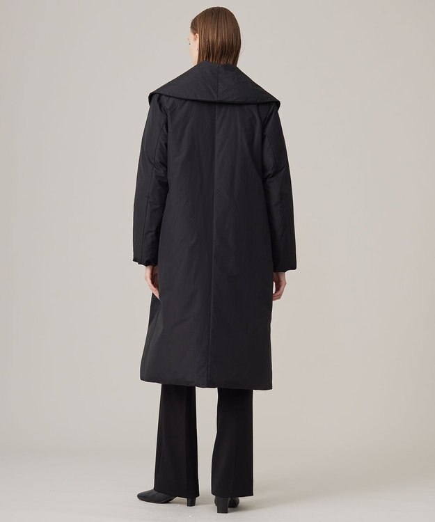 ICB L ADSダウン ショールカラーコート ブラック系