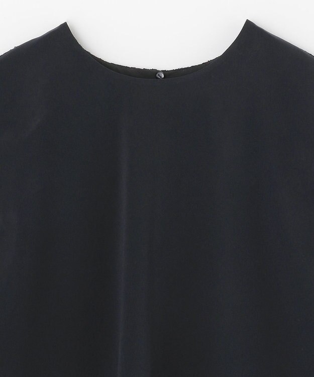 ANY フレンチスリーブブラウス×パンツ セットアップ ネイビー系