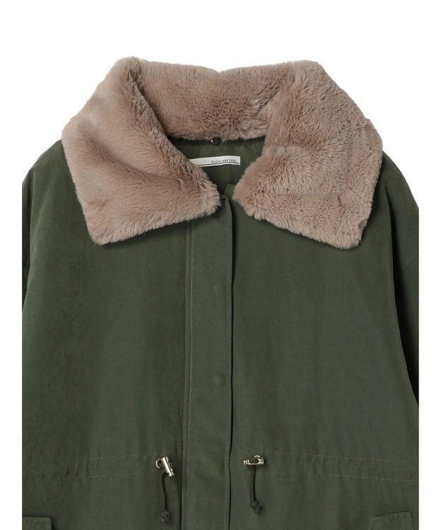 Green Parks ・ＥＬＥＮＣＡＲＥ　ＤＵＥ　中綿モッズロングコート Khaki