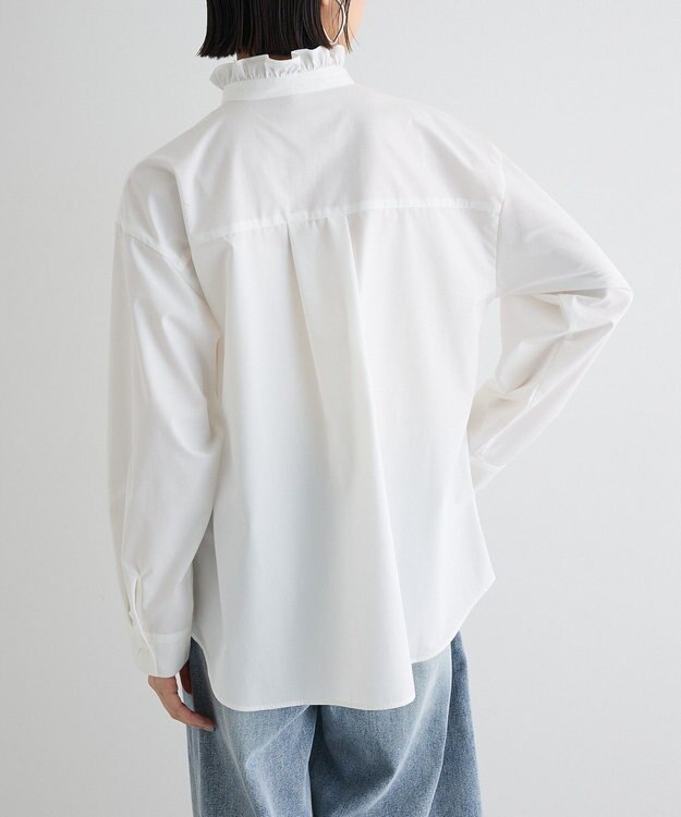 Green Parks フリルブラウス Off White