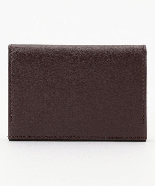 J.PRESS MEN 【MORPHO×J.PRESS】シープゴート 名刺入れ(ササマチ) ダークブラウン系