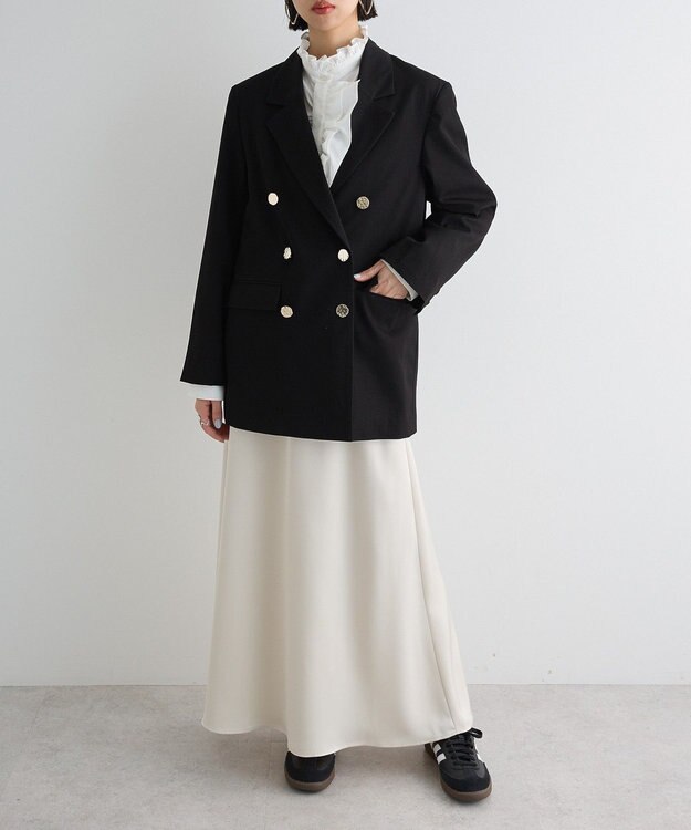 Green Parks フリルブラウス Off White