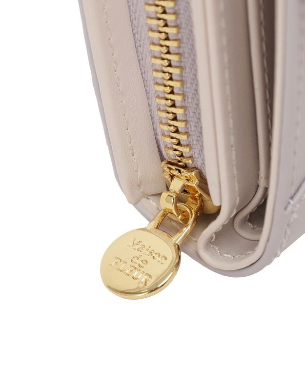 Maison de FLEUR レター型ウォレット Lavender