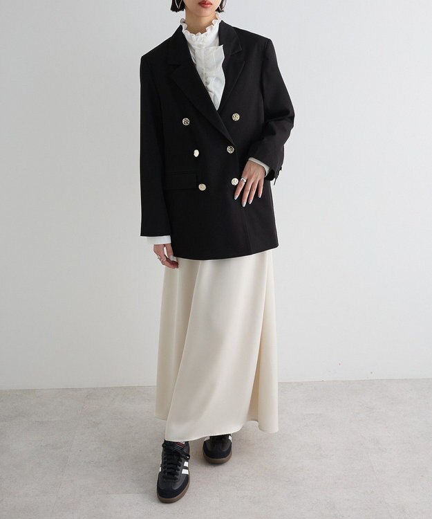 Green Parks フリルブラウス Off White