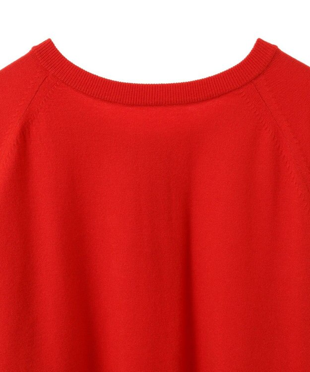 AMERICAN HOLIC ２ＷＡＹバイパチヘンリーネックニットプルオーバー Red