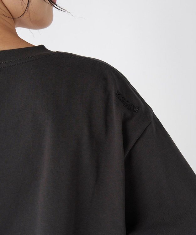 OP／FILA 【Kappa】ルーズフィット テニスグラフィックTシャツ ブラック