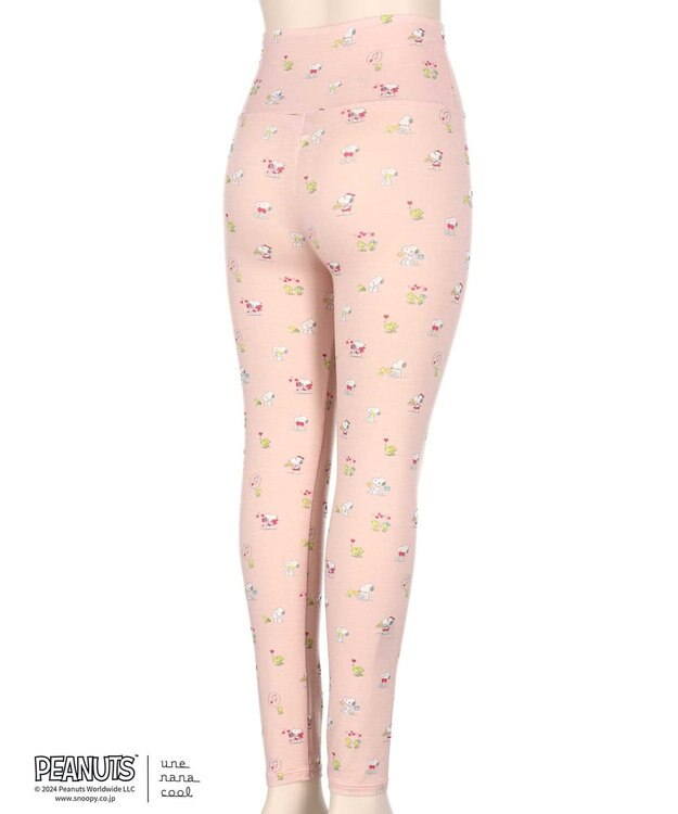 une nana cool 【スヌーピー】PEANUTS × une nana cool ハラマキ付きレギンス SNOOPY GY
