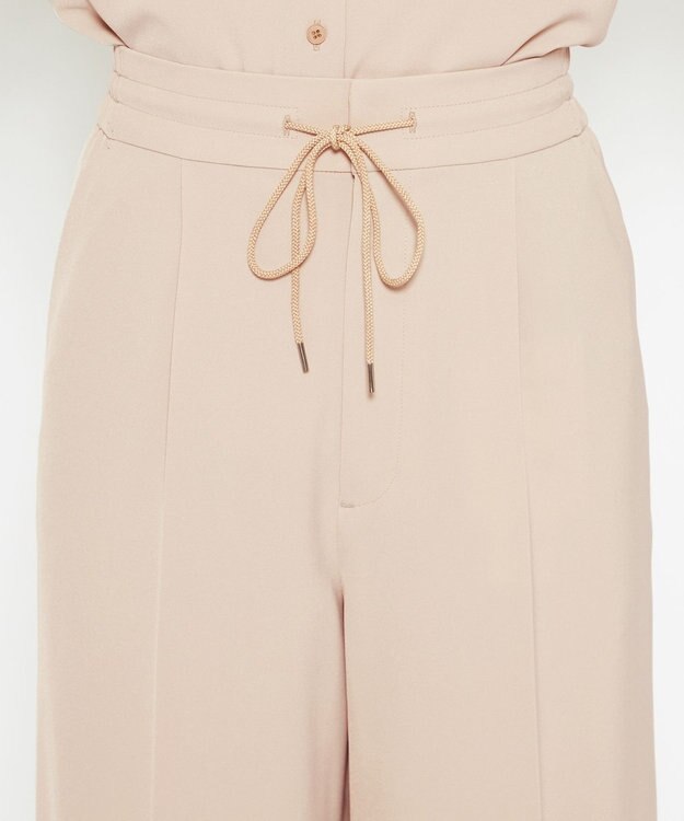 uncrave 【接触冷感・撥水・洗濯機洗い可】クールタッチツイル パンツ（uncrave STANDARD） ピンクベージュ