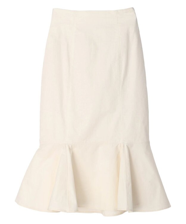 earth music&ecology 切り替えマーメイドスカート Ivory