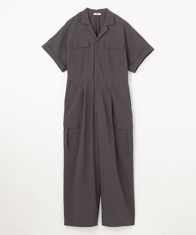 NAVE 【ReNAVE・洗える/撥水加工/接触冷感/UVケア/】ナイロンタスラン オールインワン グレー系