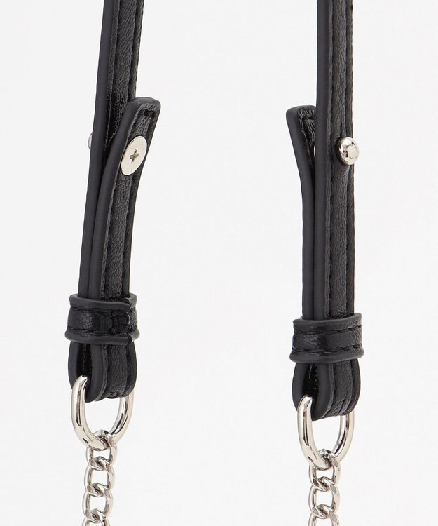 J.PRESS LADIES キルティング スマホポシェット ブラック系