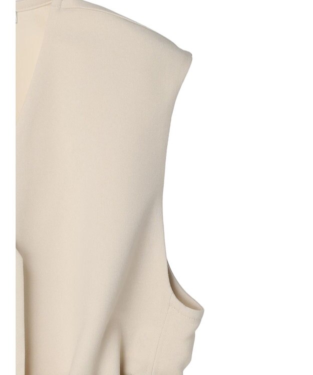 Green Parks Ｂ．ウエストベルトベスト Ecru