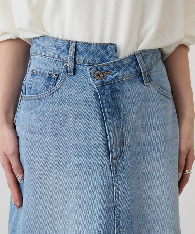 AMERICAN HOLIC リメイクデザインスカート Light Indigo