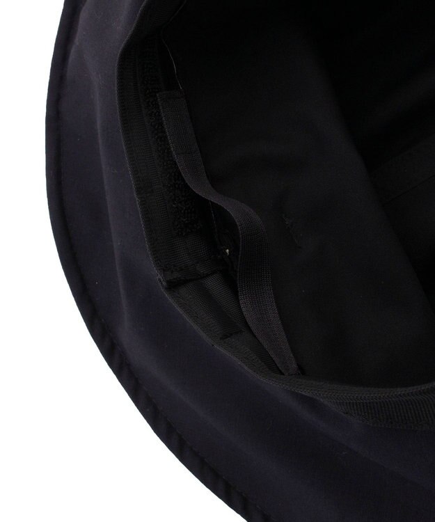 MOONBAT 【遮光100％/遮熱/UV】HIROKO KOSHINO(ヒロコ コシノ)遮光 ビッグリボンハット 帽子 広つば ゆったりMサイズ 手洗い可能/サイズ調整可能/日本製 ディープブルー