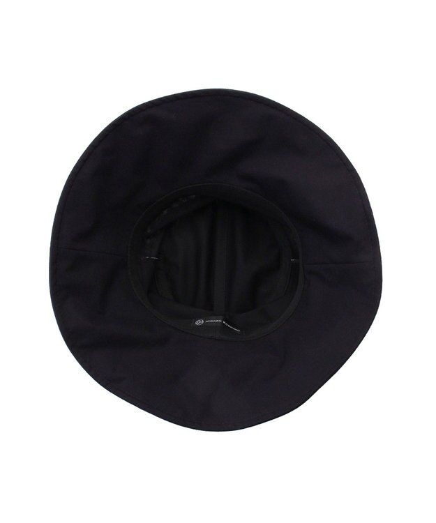 MOONBAT 【遮光100％/遮熱/UV】HIROKO KOSHINO(ヒロコ コシノ)遮光 ビッグリボンハット 帽子 広つば ゆったりMサイズ 手洗い可能/サイズ調整可能/日本製 ディープブルー