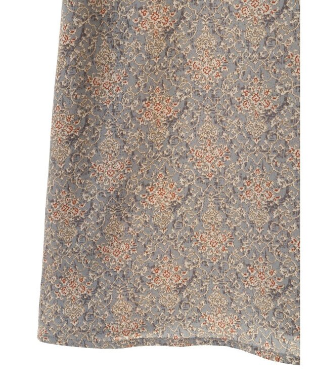 CRAFT STANDARD BOUTIQUE パイピングカフタンワンピース Gray