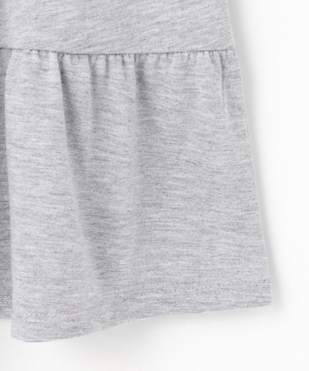 組曲 KIDS 【UVカット】【110-140㎝】セーラーレース ワンピース グレー