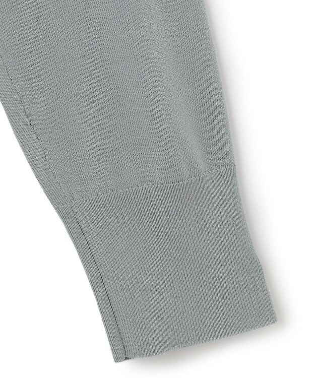 ICB 【WEB限定カラーあり・洗える】シンセティックハイゲージ  ロングカーディガン ジェイドグレー系