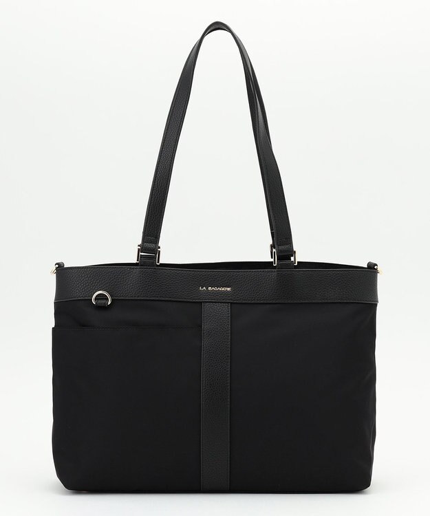 LA BAGAGERIE コンビ2WAYトートバッグ Mサイズ ブラック