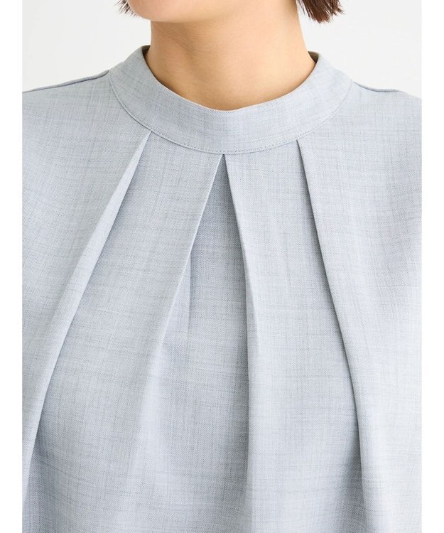 Green Parks ・ＥＬＥＮＣＡＲＥ　ＤＵＥ　リネンライクレースブラウス Gray