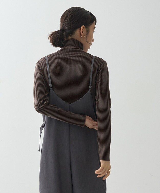 AMERICAN HOLIC バイパチリブタートルネックニットプルオーバー Red