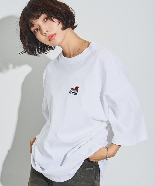 WEGO 【ユニセックス着用ITEM/綿100％/MLサイズ展開】CONVERSEワンポイントT 柄1