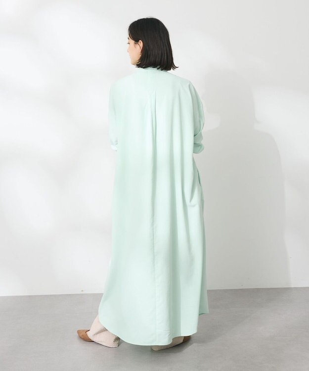 CRAFT STANDARD BOUTIQUE デシンフリルワンピース Green