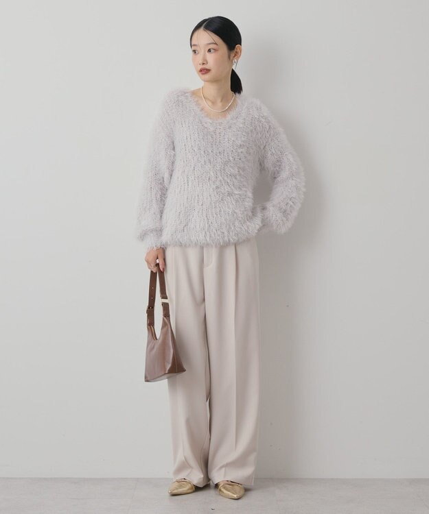 AMERICAN HOLIC 美・美・美ワイドパンツ Ecru