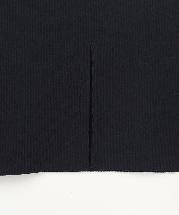 自由区 ライトリブストレッチタイト スカート ブラック